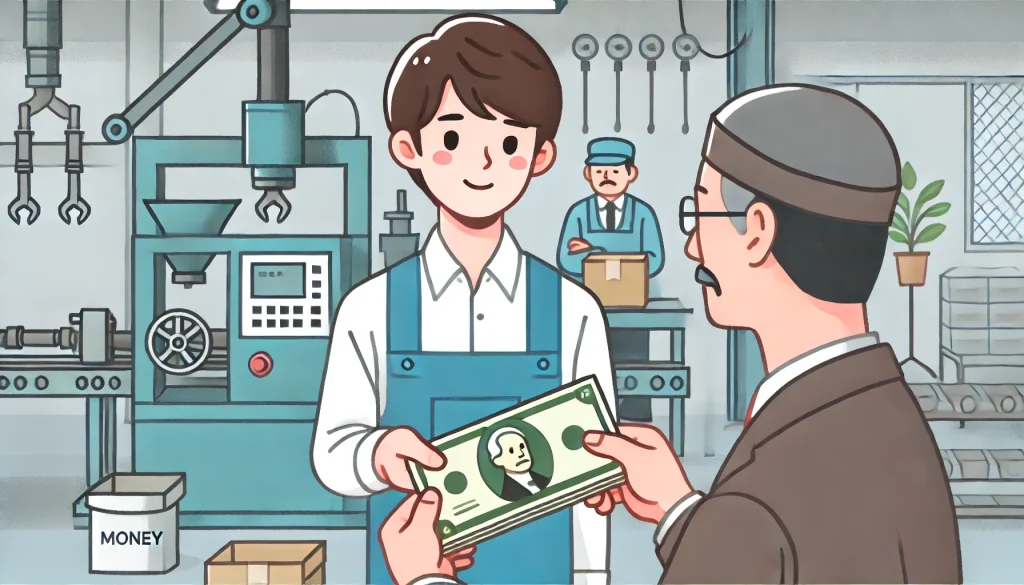 期間工の年収について